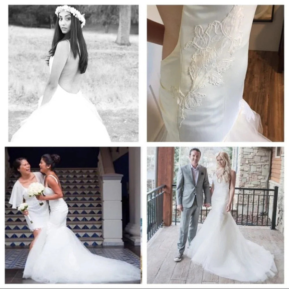 Katie May Charleston Wedding Dress Gown Backless - Picture 3 of 8